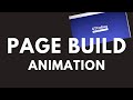 Website Page Build Animation | Scroll Animation