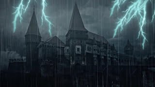 Heavy Rain On Old Castle with Thunder Sounds - Rain Sounds for Sleeping Study And Relaxation - 2021