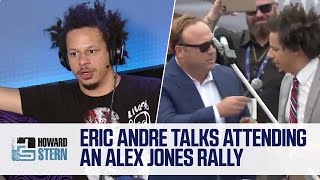 Eric Andre Interrupted Alex Jones on Stage at a Rally (2016)
