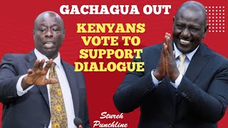 Gachagua In Shock |Majority Of Kenyans Vote To Support Ruto Raila Dialogue |Opinion Poll