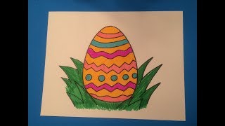 How to Draw an Easter Egg