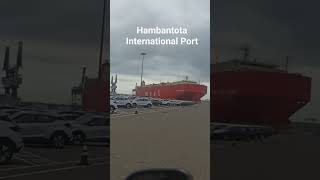 Amazing view of Hambantota International port