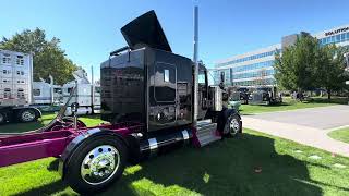 Custom Kenworth W900L bull hauler owned by JM Mascaro Livestock