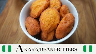 BEAN FRITTER Recipe AKA AKARA | How to Make | A-Z Food Recipe Series