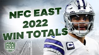 2022 NFL REGULAR SEASON WIN TOTAL PREDICTIONS: NFC EAST FOCUS - COWBOYS, EAGLES, COMMANDERS, GIANTS