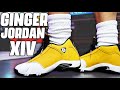 2022 Air Jordan 14 Ginger Review And On Foot in 4K