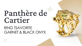 Panthère de Cartier Ring Tsavorite Garnet \u0026 Black Onyx