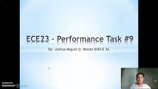 ECE23-PERFORMANCE TASK #9