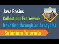 23B. Java Basics for Selenium - Collections Framework - Iterating through an ArrayList