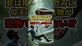 蛇は獲物を丸飲みに、仰天！その獲物が恐怖でしかない⁉ #animals #雑学 #生き物 #生物 #動物 #自然 #蛇