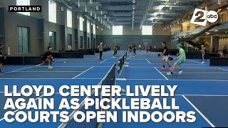 Pickleball breathes new life into Lloyd Center, bringing community back to iconic mall