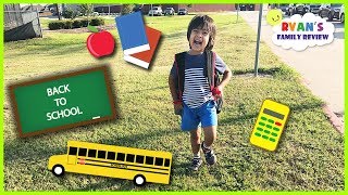 Kid First Day of School! Back to school Night Routine and Morning Routine with Ryan
