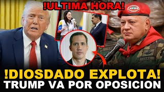 EXPLOTO DIOSDADO RESPONDE A OPOSICIÓN, EL FBI YA INVESTIGA A GUAIDO Y POR ROBO AL USAID