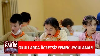 Okullarda Öğrenciye Ücretsiz Yemek Uygulaması