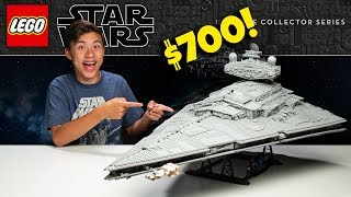 BUILDING A $700 LEGO SET!!! LEGO Star Wars: UCS Imperial Star Destroyer - Time-lapse Build \u0026 Review!