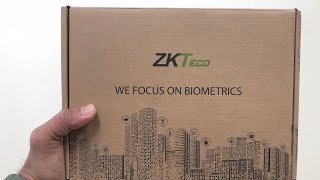 We Focus On Biometrics ZKTeco Unboxing Review