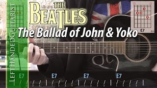 The Beatles - The Ballad of John and Yoko guitar lesson
