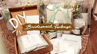 DIY | BRIDESMAID PACKAGE IDEAS | SAGE GREEN THEME | 2021