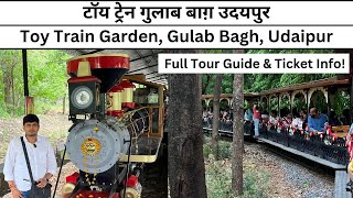 “Gulab Bagh Udaipur: Toy Train & Garden Tour | Udaipur Rajasthan India Travel Vlog”