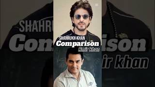 WHO IS THE KING OF BOLLYWOOD - Sharukh Khan or Amir Khan?#bollywood #comparison #shahrukh #amirkhan