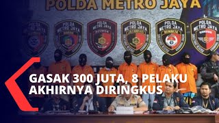 Pembobolan Rekening Melalui Telepon Seluler, Polisi Ringkus 8 Pelaku