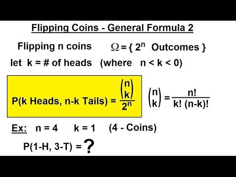 Probability & Statistics (11 Of 62) The Probability Function - Flipping ...