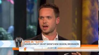 Gabriel Macht and Patrick J. Adams on The Today Show 7/16/13