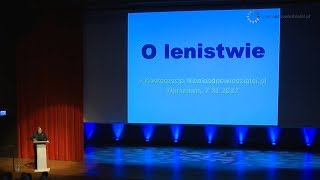 O. Maciej Zięba: 7 grzegów głównych - Lenistwo