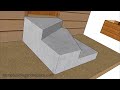 how to build forms for three step concrete winder stairs easy to understand assembly examples