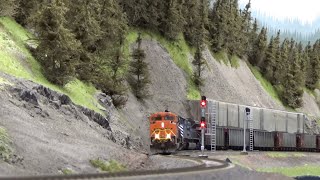 Layout Railfanning: BNSF Coal w/MRL SD70ACe