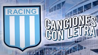 CANCIONES DE RACING (con letra)