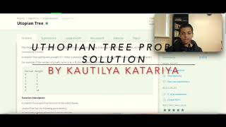 HackerRank-Problem Solving: Utopian Tree using code