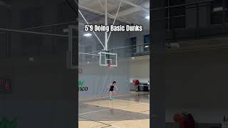 5’9 Doing basic dunks #shorts