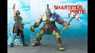 SH Figuarts Thor Ragnarok Gladiator Hulk and Gladiator Thor Bandai Tamashii Nations 6 Inch Reveals