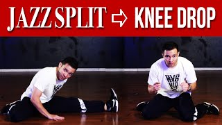 How to do JAZZ SPLIT to KNEE DROP | Locking Dance Tutorial