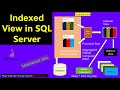 materialized view | indexed view | materialized view in sql