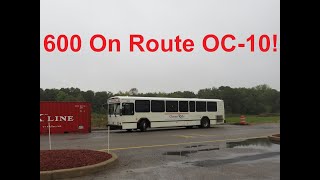 NeoplanDude | Ocean Ride 2002 Gillig Phantom #600 On Route OC-10, To Toms River Business Park!