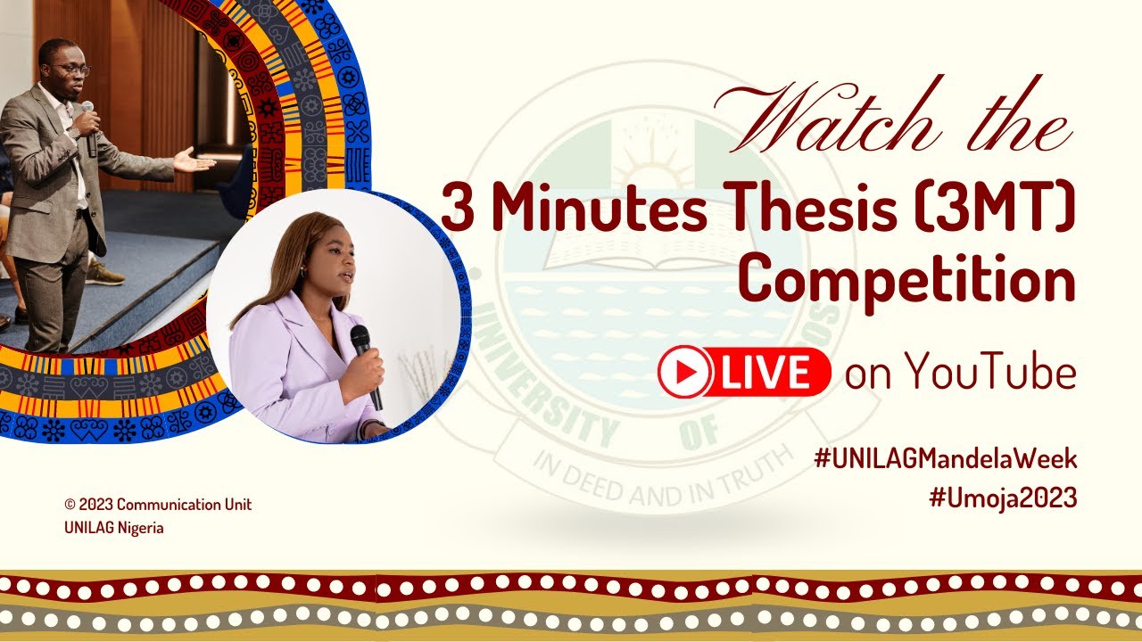 3 Minute Thesis 3mt Competition Youtube