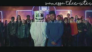 Marshmello – Silence (feat. Khalid) | Lyrics-Video