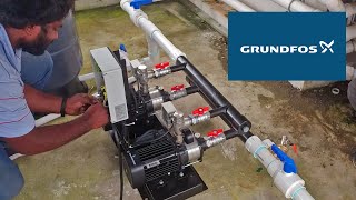 25 ബാത്‌റൂം ബൂസ്റ്റ് ചെയ്യുന്ന പ്രഷർ പമ്പ്  - Grundfos Twin Booster Complete Installation