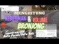 Bronjong - Menghitung Kebutuhan Dan Volume Bronjong + Batu Pecah