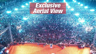 Exclusive Aerial View | JanaSena Party Formation Day Sabha | Ippatam | Pawan Kalyan