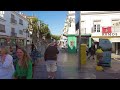 walking tour of torremolinos city center spain in april 2023 4k ultra hd 60fps