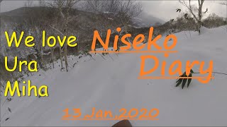 Niseko Diary 13,Jan,2020 finally opened Miharashi