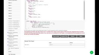 NPTEL Week 06 | Programming Assignment 2 | Programming in Java #coding #nptel #java #programming