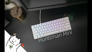 顏值恐成最大賣點！Razer Huntsman Mini 60%鍵盤 段落光軸使用體驗