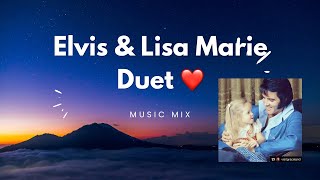 Elvis & Lisa Marie duet: Where no one stands alone #elvispresley #lisamarie #youtube #amazing #love