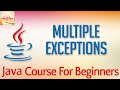 Learn Java Tutorial for Beginners, Part 40: Multiple Exceptions