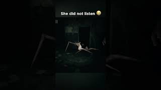 She did NOT want to listen 😭 #shorts #panicore #scaryindiegame #funny #gaming