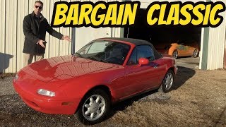 I Bought the Cleanest Time Capsule Quality Mazda MX-5 Miata -- For Only $5,600!